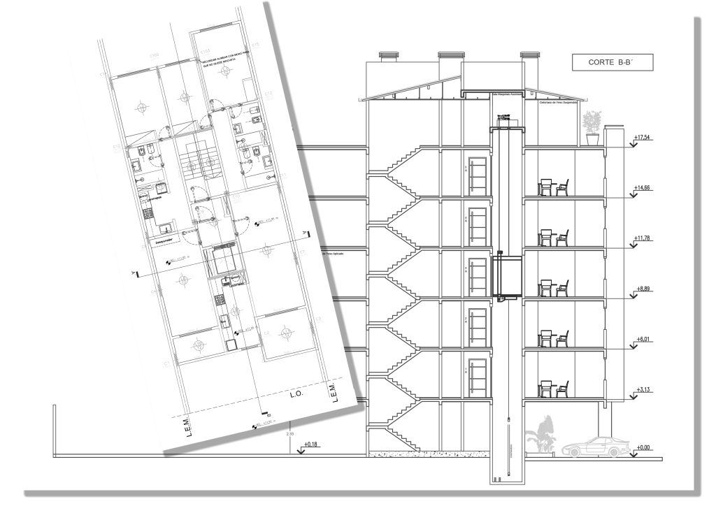 Edificio residencial Cavour en Lanús — Tuchweber